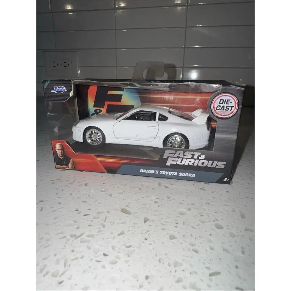 🔥Jada NEW Fast And Furious Brian’s Toyota Supra White 1/32 New In Box